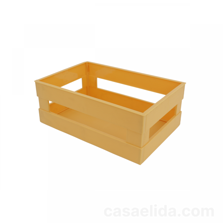Caja organizadora amarillo, 12x30x20cm