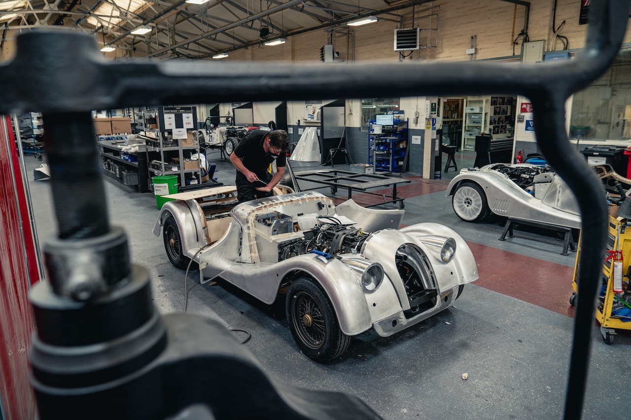 Morgan builds its last Steel Chassis car after 84 years of production