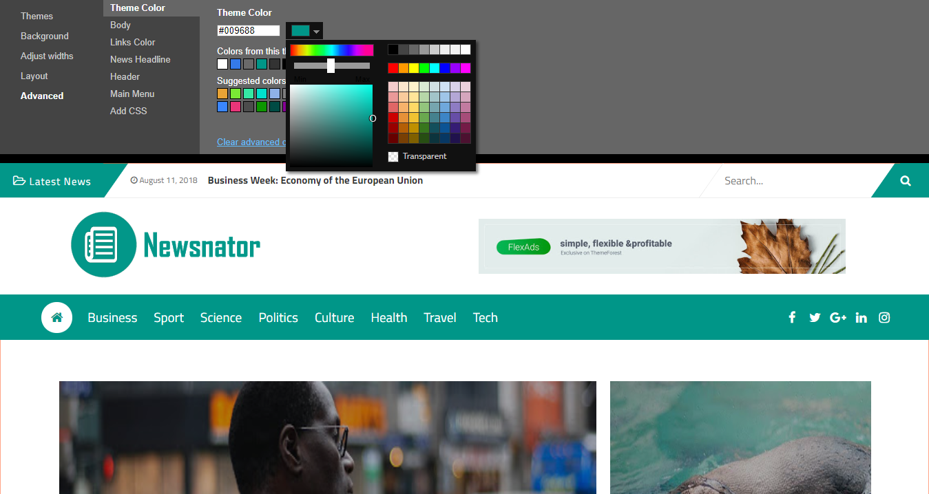 Newsnator Blogger Theme