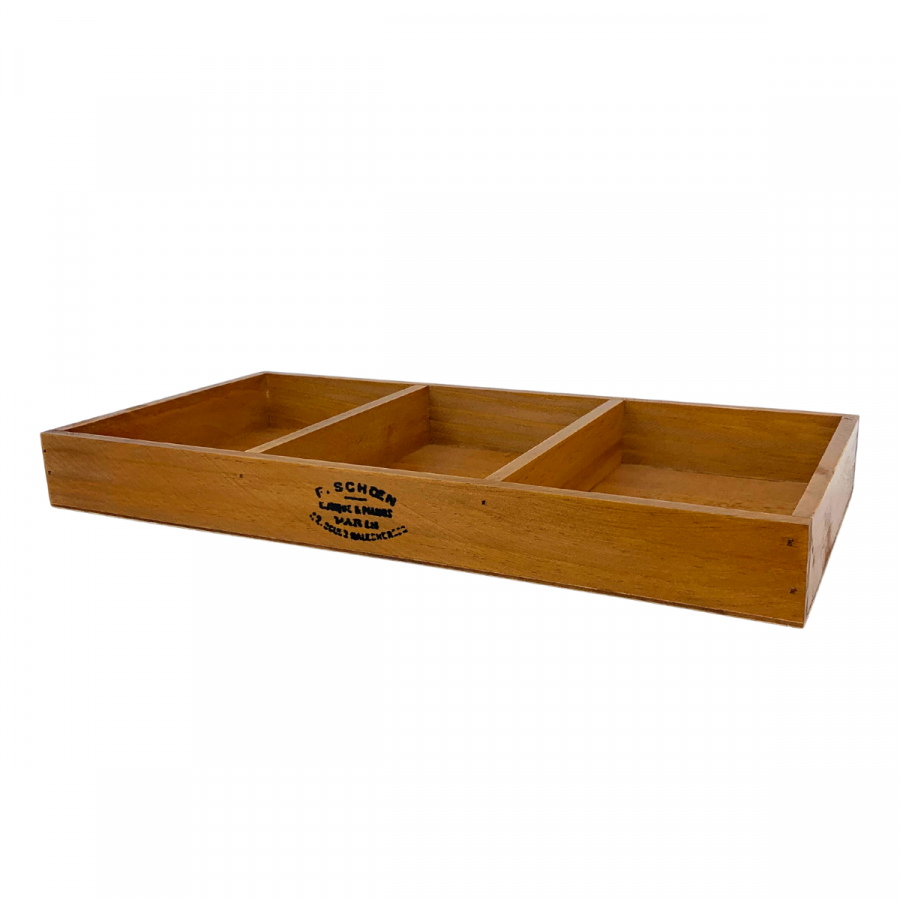 Organizador de madera 4x36.5x18cm