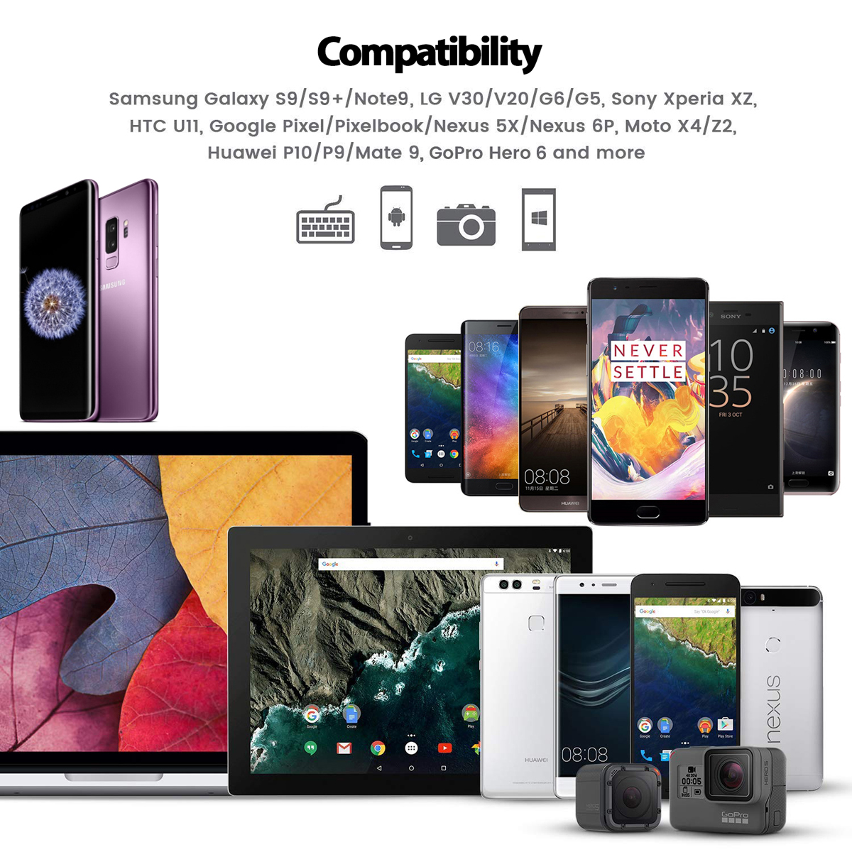 For Samsung Galaxy S10 S10+ Plus Type C USBC Sync Charger Charging