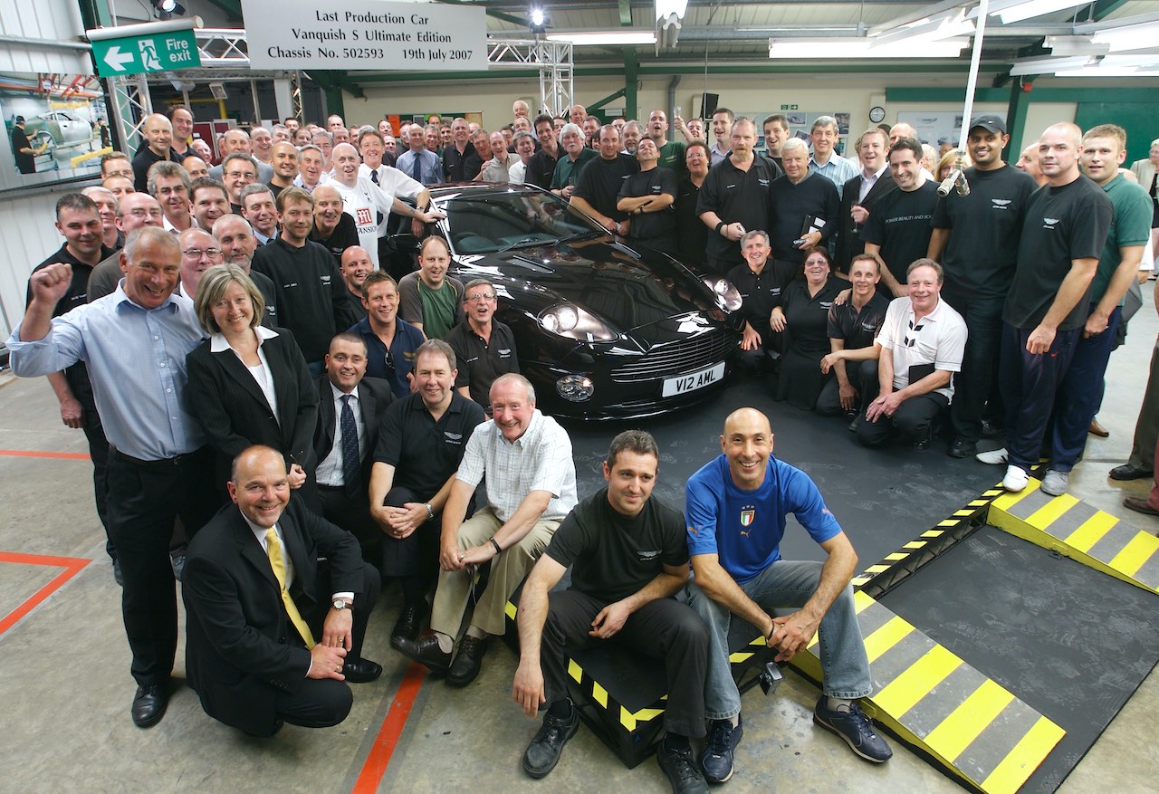 20 years of the Aston Martin V12 Vanquish