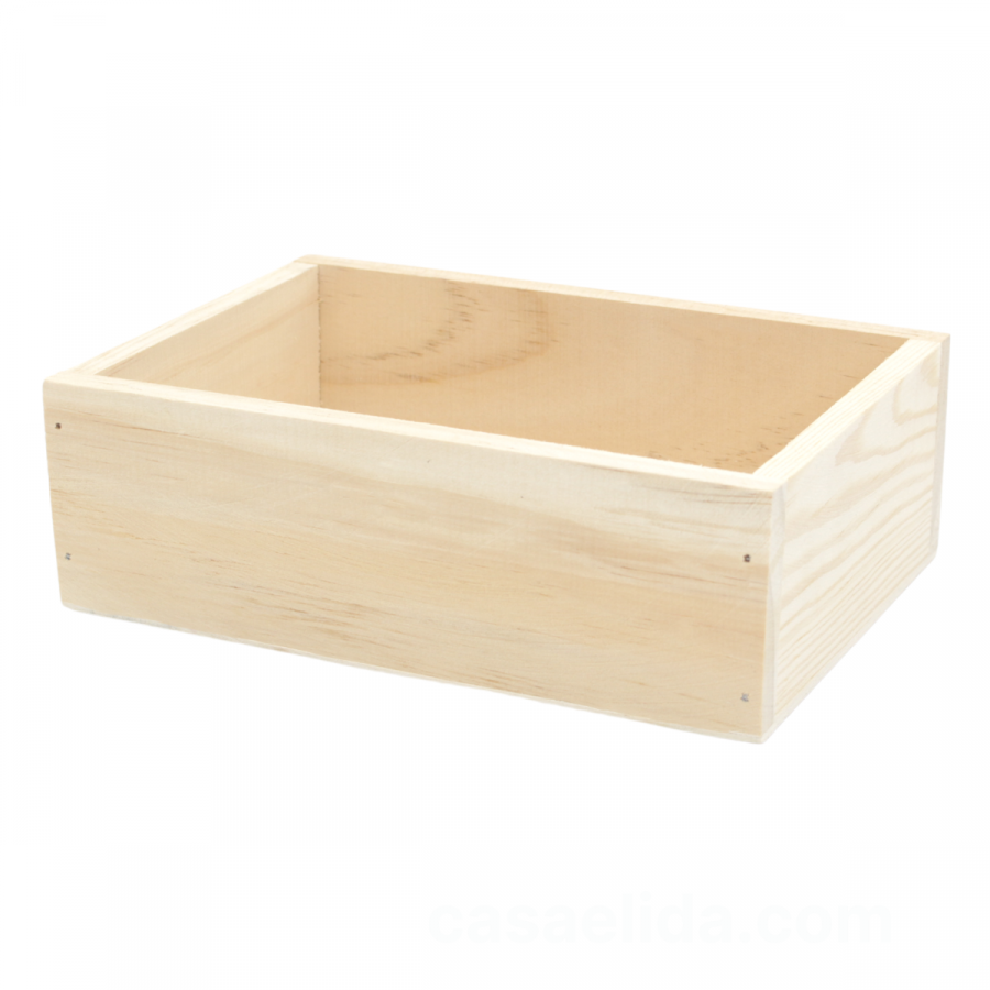 Caja de madera 6x19x13cm