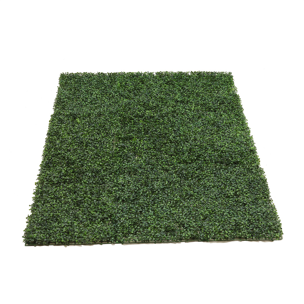 1 x Marlow Artificial Hedge Grass Boxwood Garden Green Wall Mat Fence Outdoor