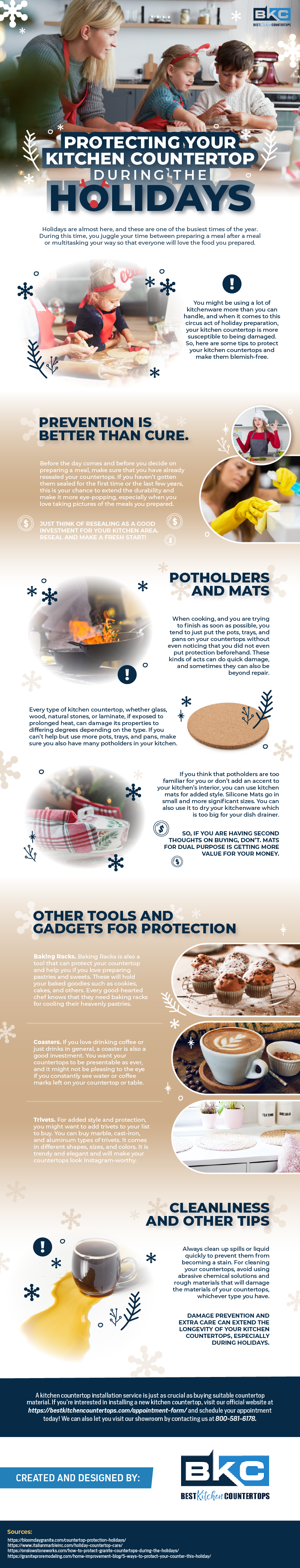 Protecting your Kitchen Countertop during the Holidays | California