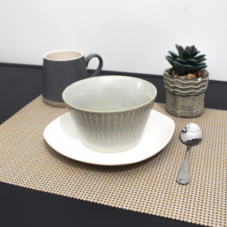 Bowl verde, 8xØ13.5cm
