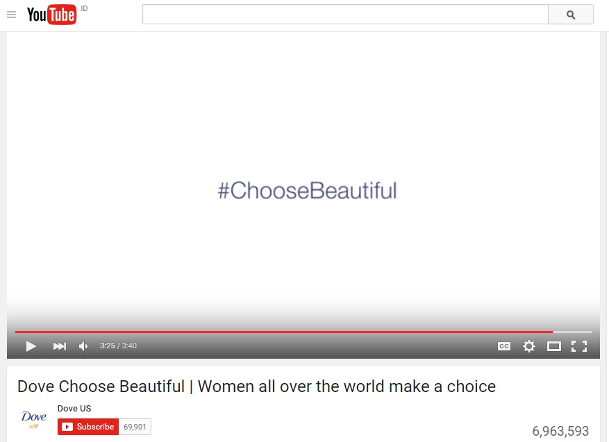 Dove Choose Beautiful