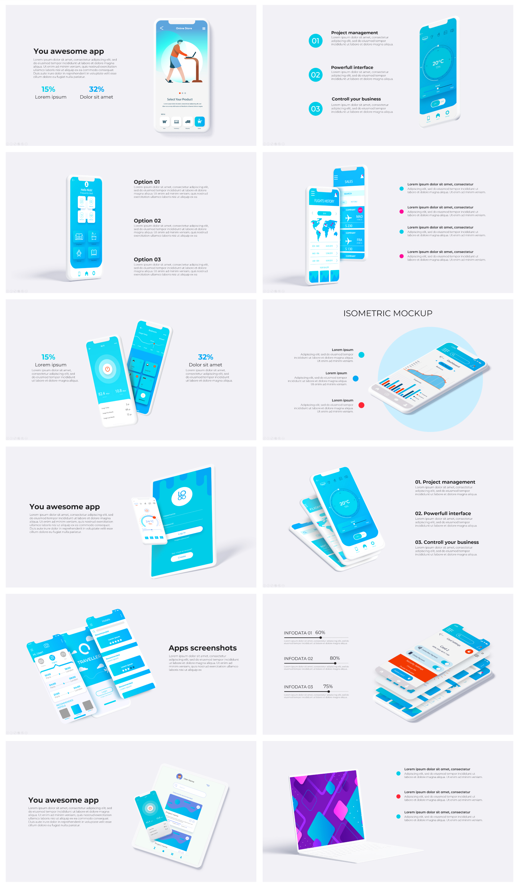Multipurpose Infographics PowerPoint Templates v.5.4 - 132