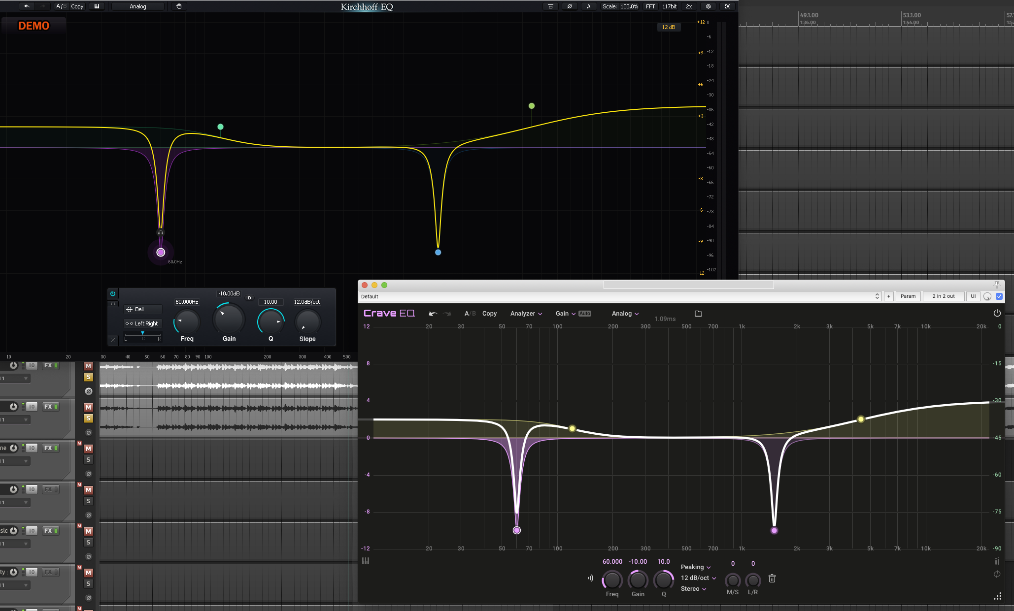 KirchhoffEQ Ultimate EQ plugin with superb dynamic processing and