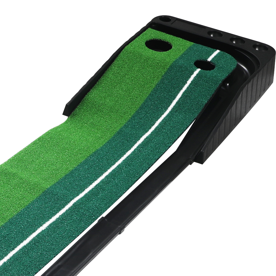 Centra Golf Putting Mat 250cmx40cm Portable Auto Return Practice Indoor Outdoor