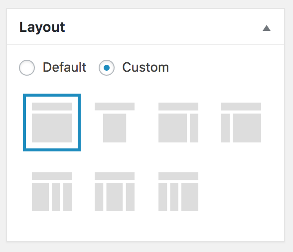 layout meta box