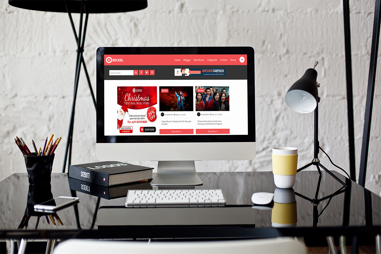 Beckel Blogger Theme