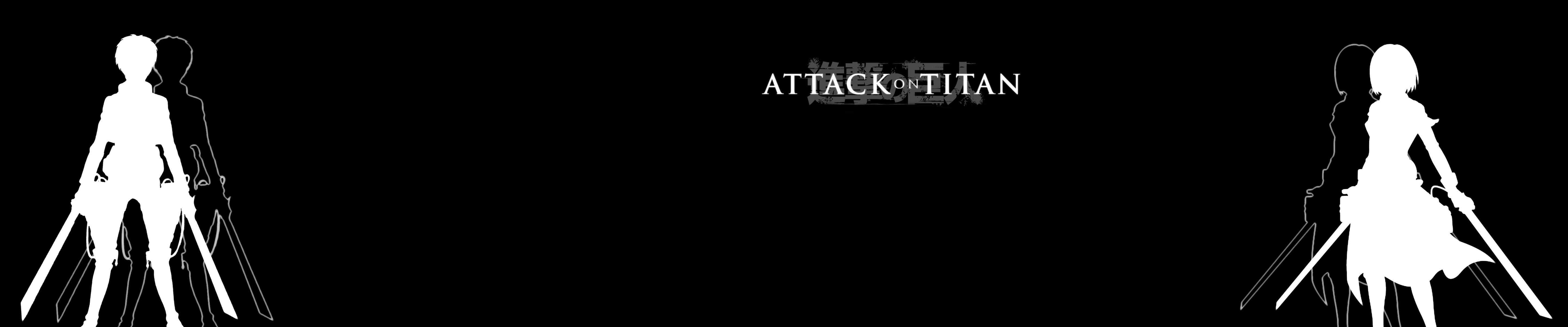 Wallpaper Attack On Titan 359 anime, Shingeki no Kyojin, Eren Jeager, Mikasa Ackerman, triple screen