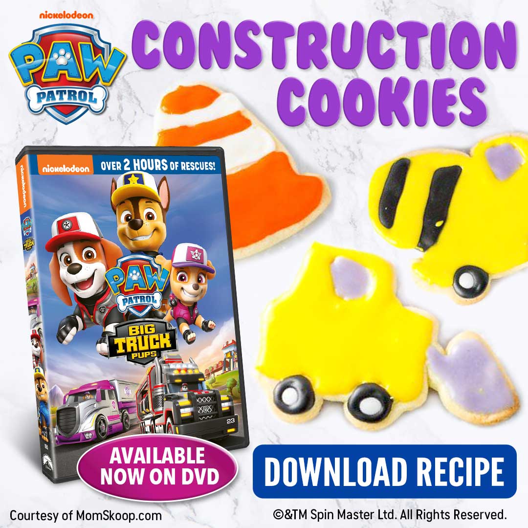 PAW Patrol Construction Cookies
