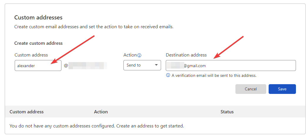 Email Routing in Cloudflare