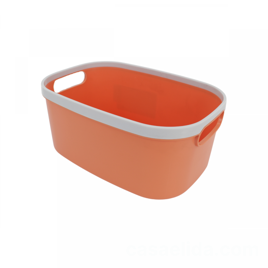 Caja organizadora anaranjado, 14x30x20cm