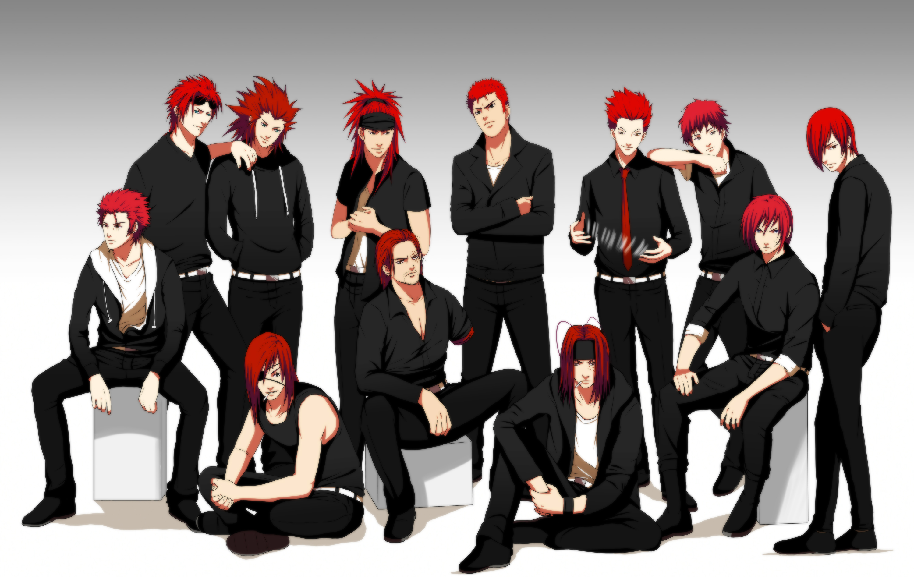 Wallpaper Hunter x Hunter 37 Hisoka (Hunter × Hunter), Shanks, redhead, Kingdom Hearts, Hunter x Hunter, Final Fantasy, Naruto Shippuuden