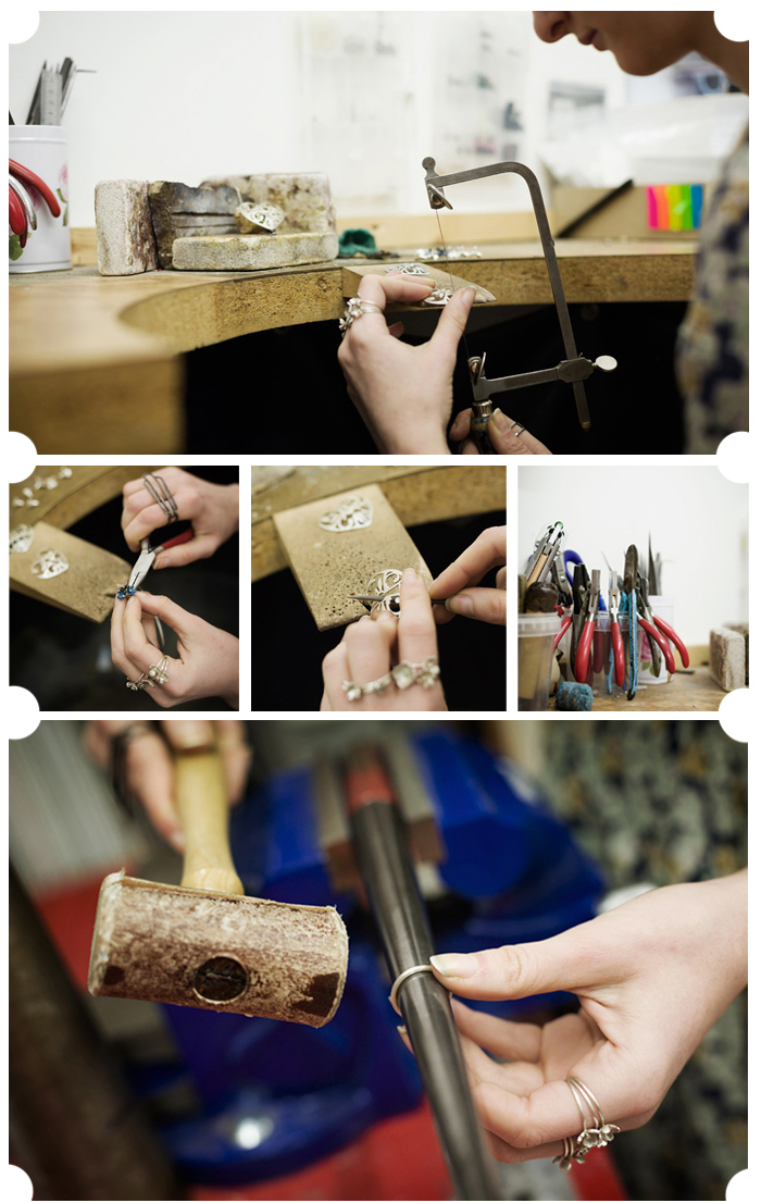 Sian Bostwick jewellery workshop