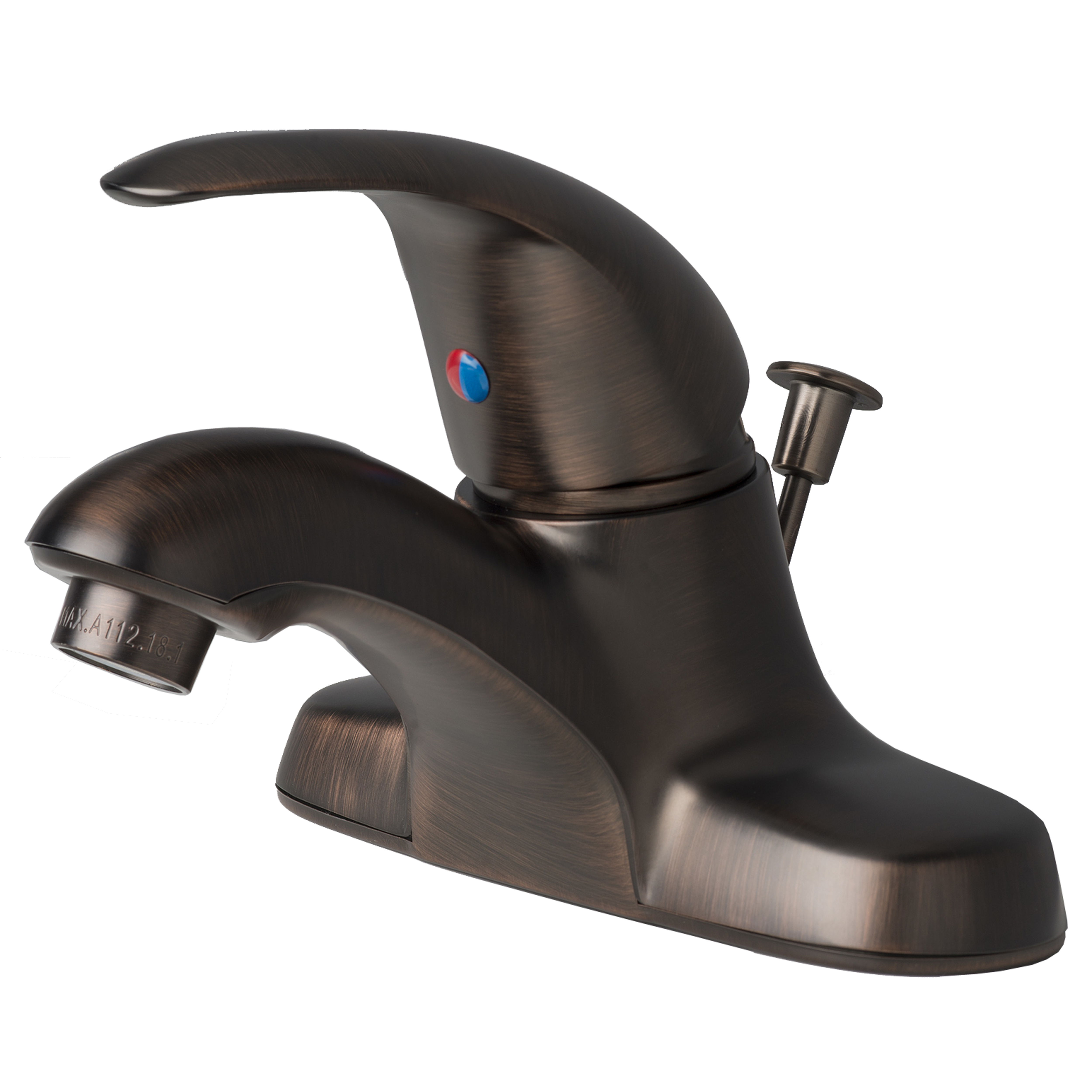 Classic Bathroom Vanity Sink 4" Centerset Lavatory Faucet Brushed