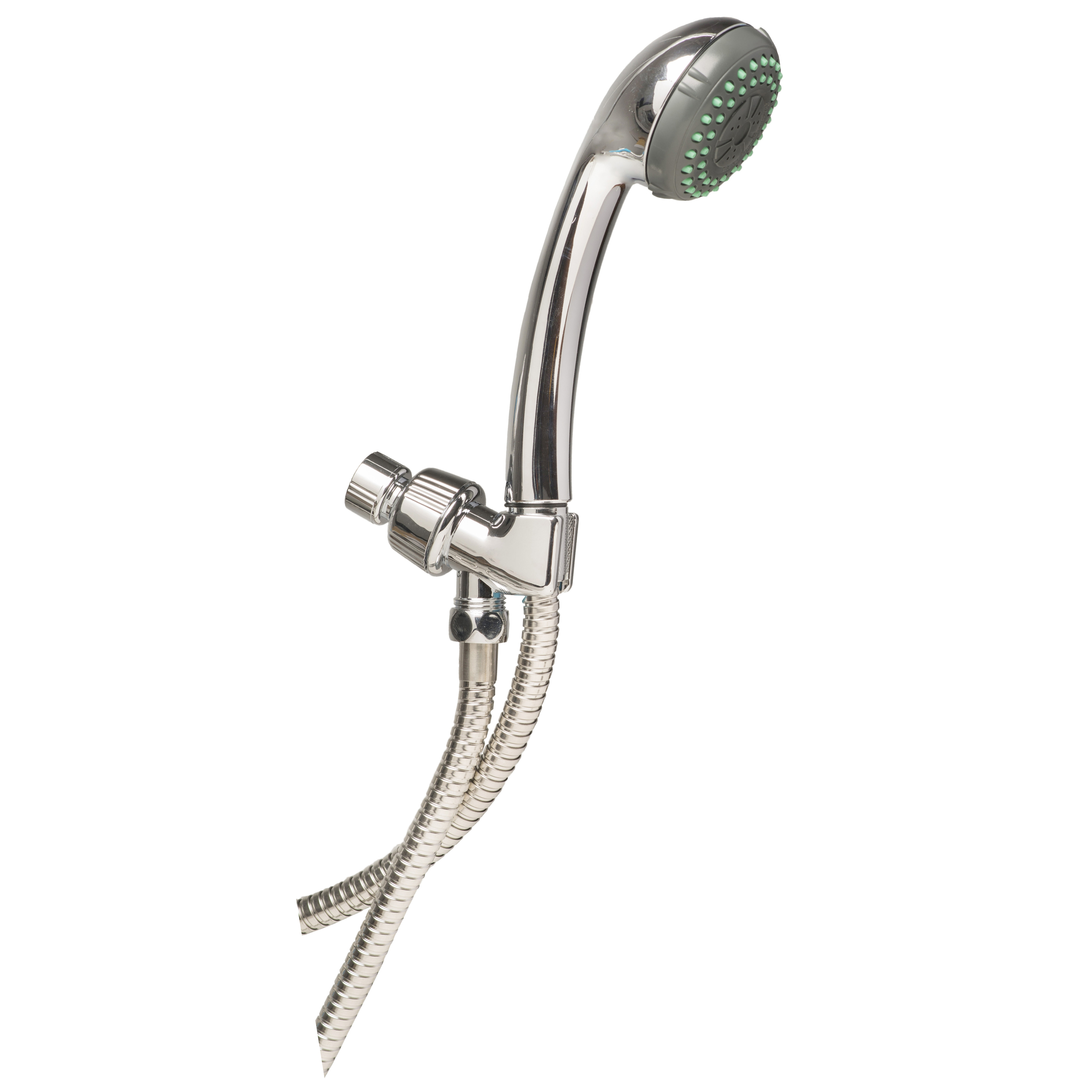 Bathroom Massage HandHeld Shower Set with Adjustable Arm Mount Chrome