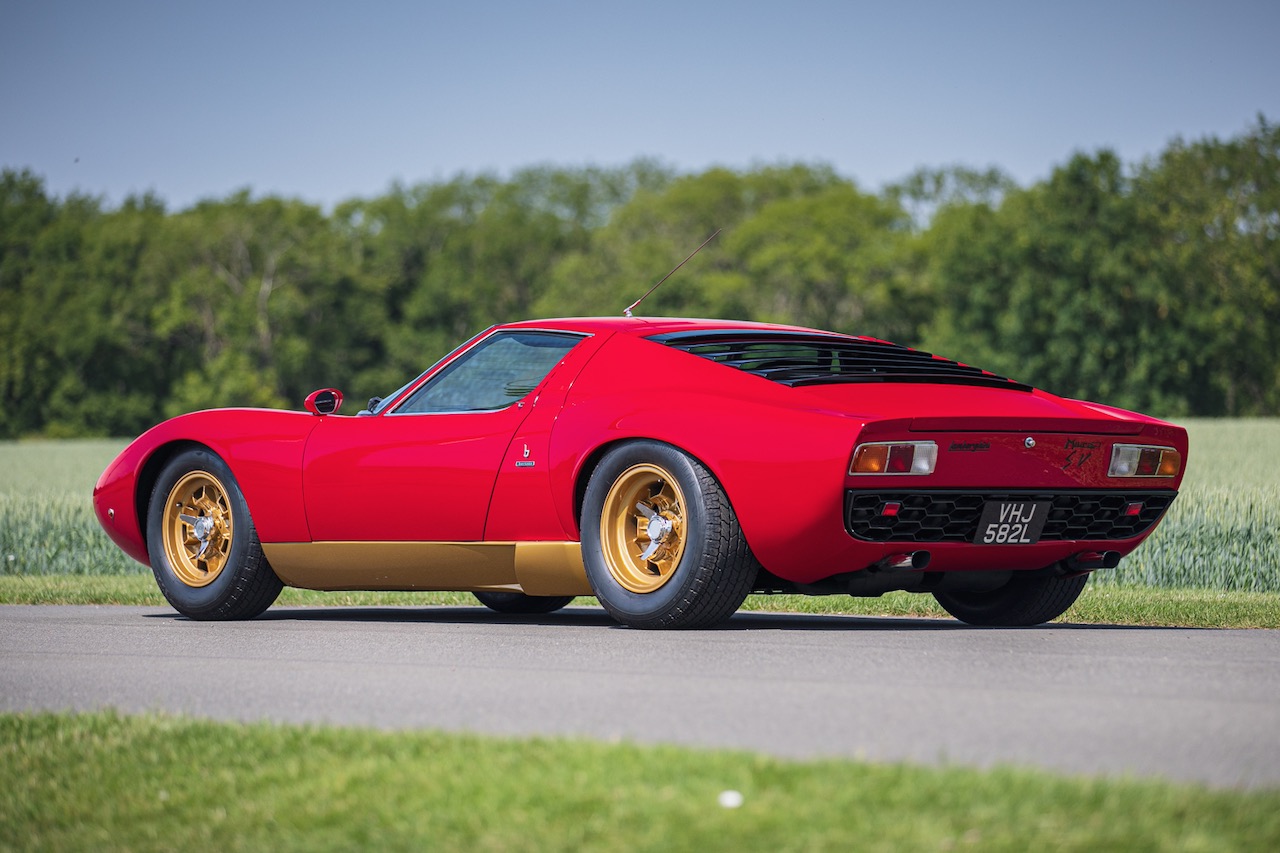 1972 Lamborghini Miura SV headlines at Silverstone Auctions