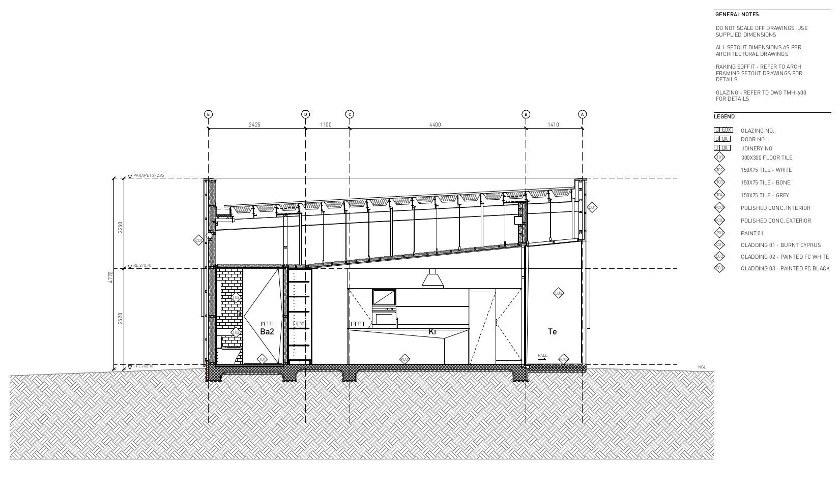 Short Section Drawing