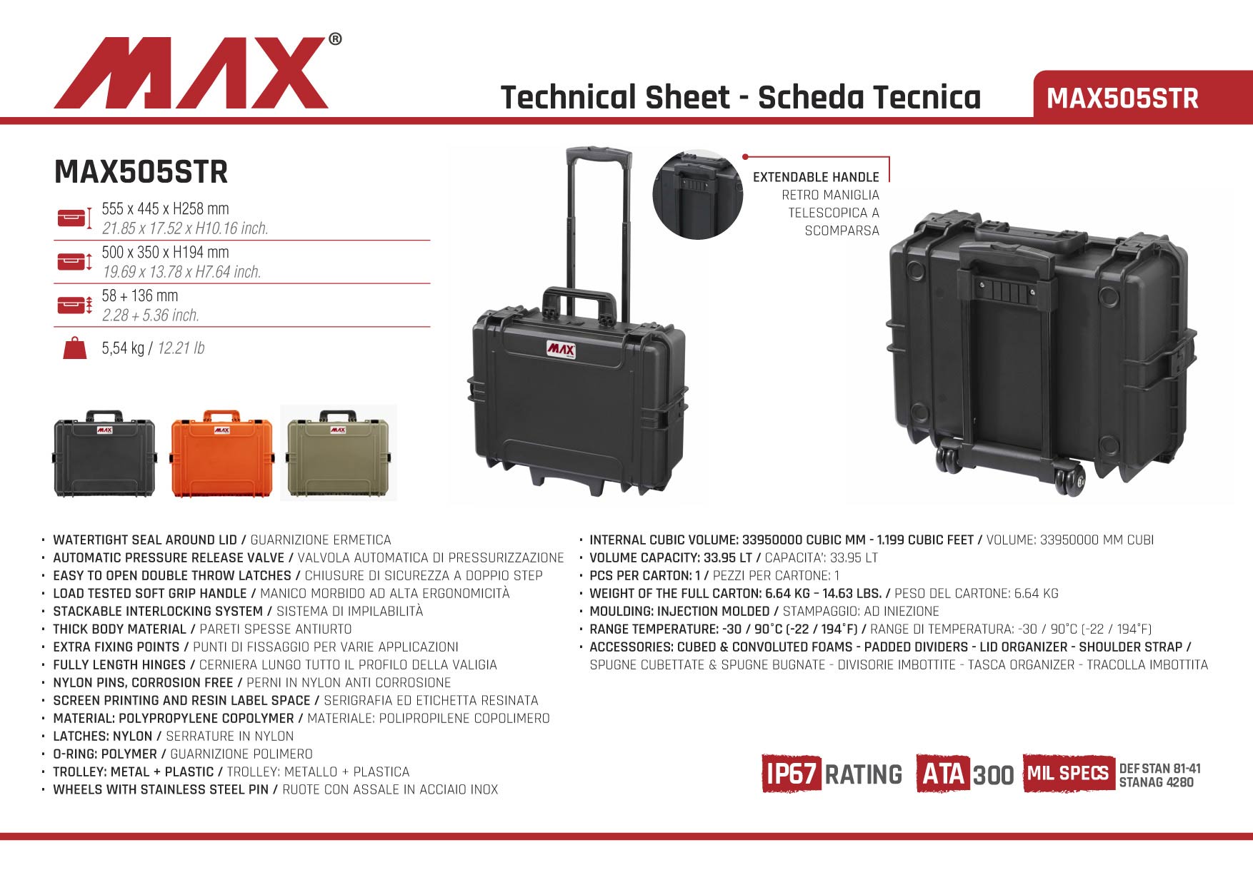 Max Case Max505STR