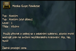 Maska Guye Fawkese