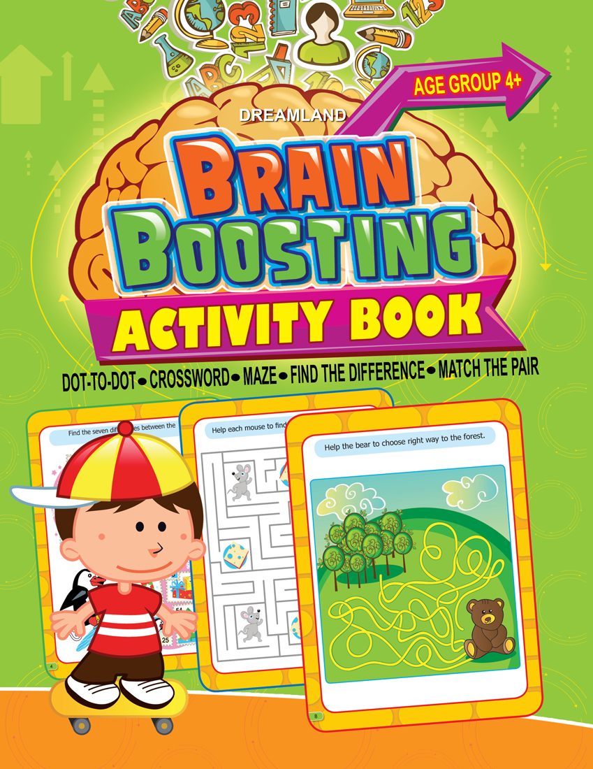 Brain Boosting Activity Book- Age 4+
