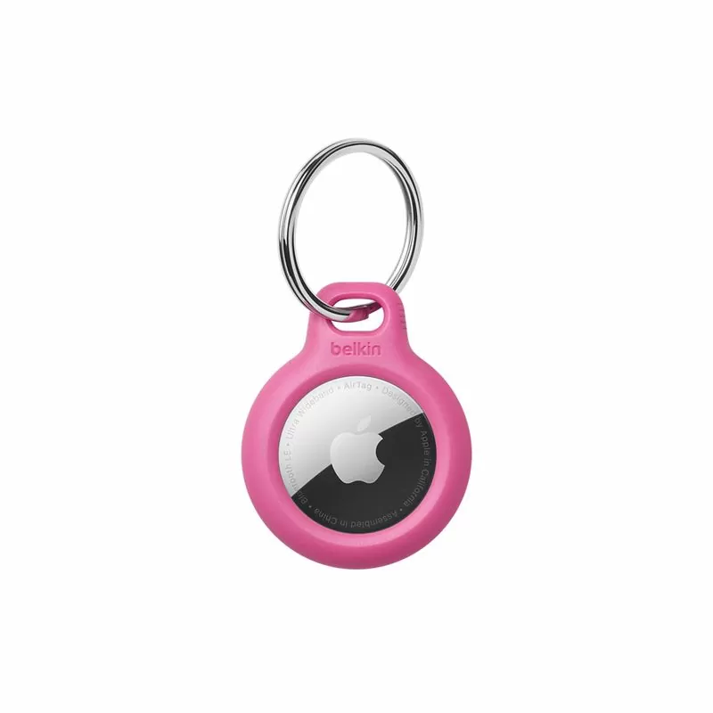 Belkin Secure Holder with Key Ring for AirTag – Pink HNPT2