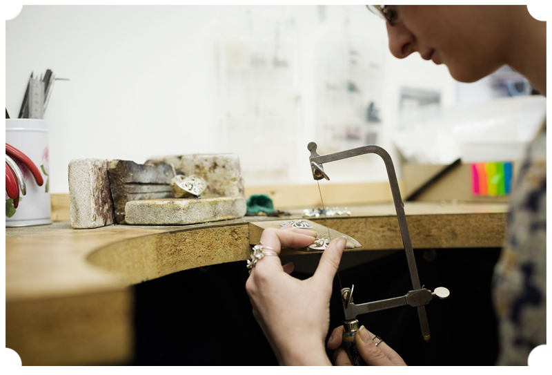 Sian in the Workshop
