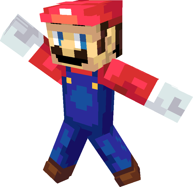 Mario Minecraft Skin