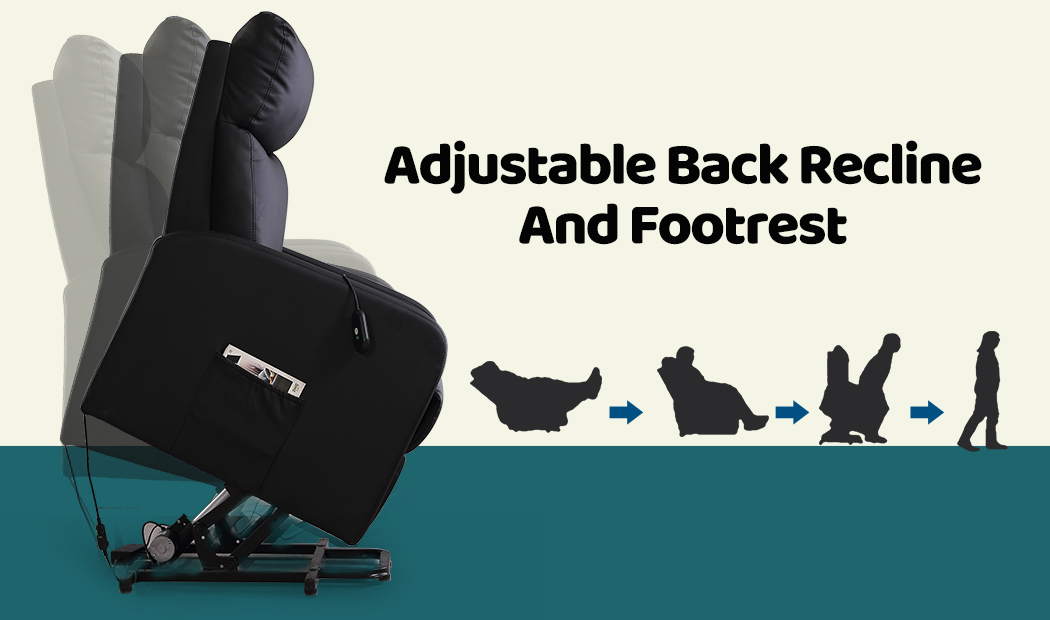 Levede Massage Chair Recliner Chair Armchair Heated Lounge Sofa Elder (Optional) - Picture 48 of 130