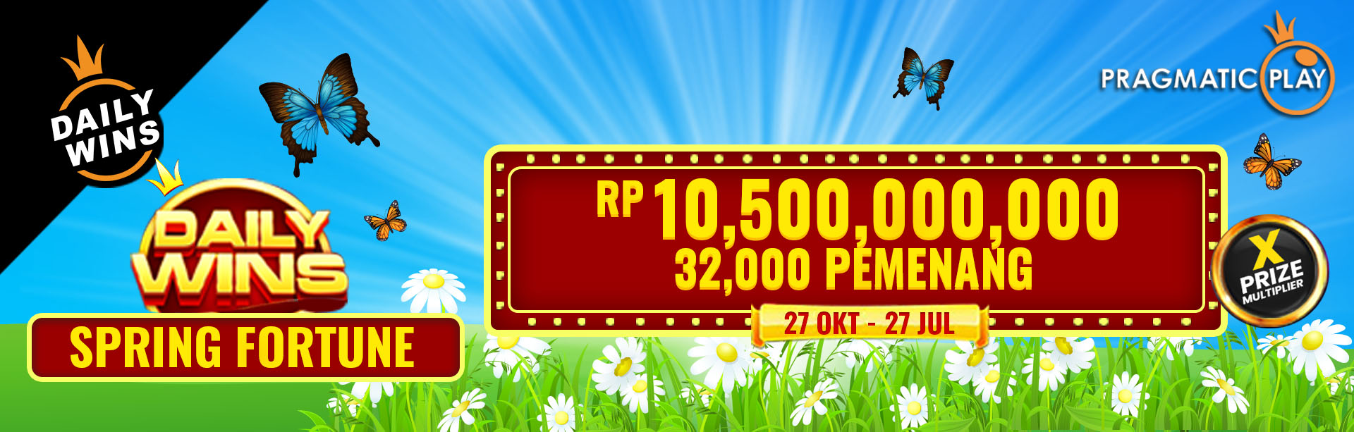 PP Daily Wins - Spring Fortune