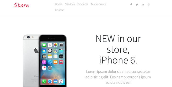 store free bootstrap store template ehantechnology bootstrap store template