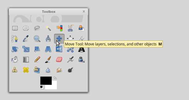 Move Tool in Toolbox