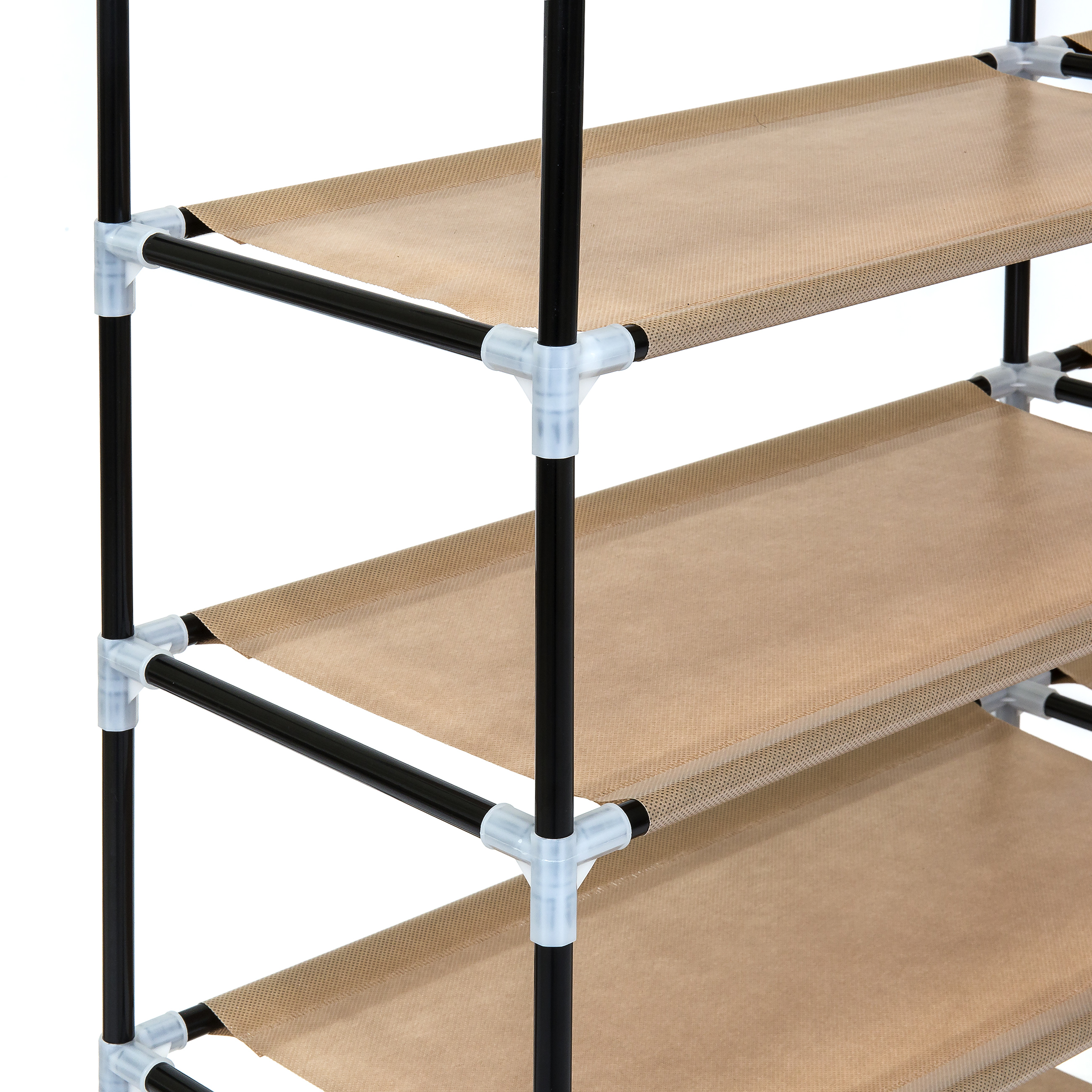 BCP 6Tier Portable Shoe Rack Closet w/ Fabric Cover eBay