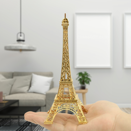 Figura decorativa torre Eiffel, 18cm, acero