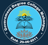 Government Degree College Mahanpur, Kathua