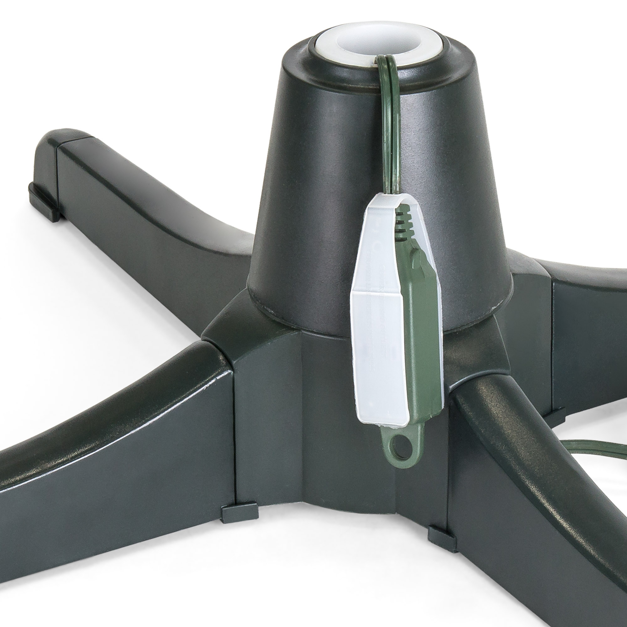 BCP 360Degree Rotating Christmas Tree Stand w/ 3 Settings, 3 Outlets