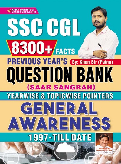 SSC CGL 8300 + Facts Previous Years Question Bank (Saar Sangrah) Yearwise and Topicwise Pointers General Awareness 1997 Till Date (English Medium) (3599)