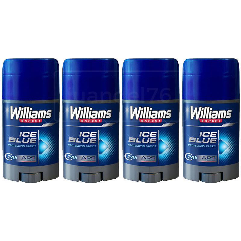 Williams Ice Blue Deodorant Stick 4 X 75 Ml Ebay