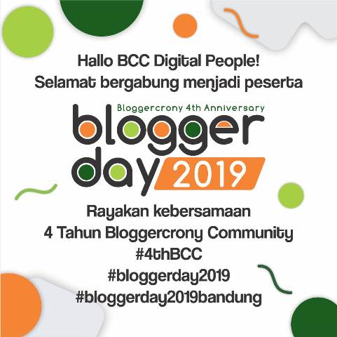 Blogger Day 2019 Blogger Crony Community di Bandung
