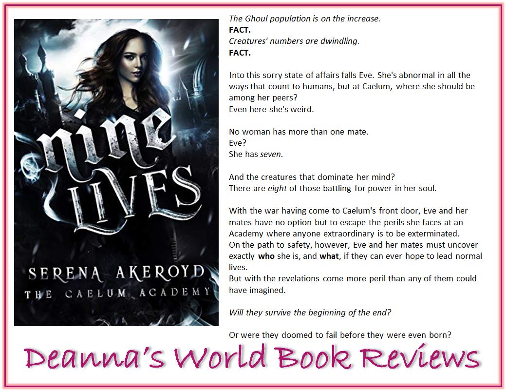 Nine Lives by Serena Akeroyd blurb