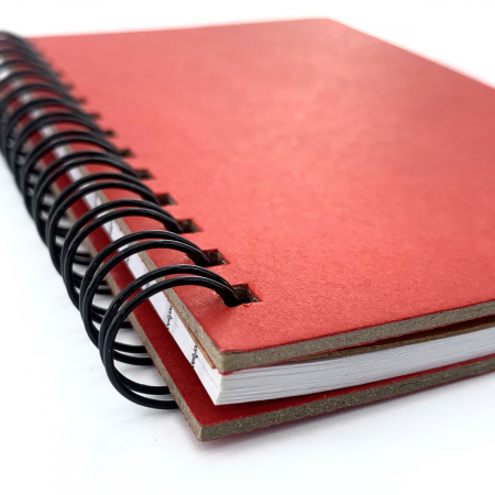 Mini libreta de notas  rojo, A6