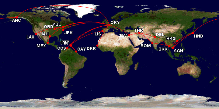 AF 747 Network Aug73