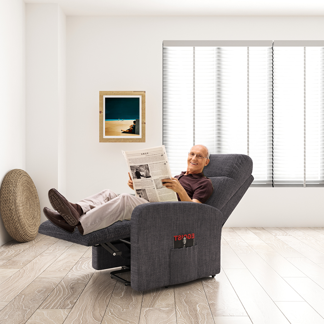 Levede Massage Chair Recliner Chair Armchair Heated Lounge Sofa Elder (Optional) - Picture 40 of 130