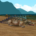 Krokodýl s trnitými šupinami