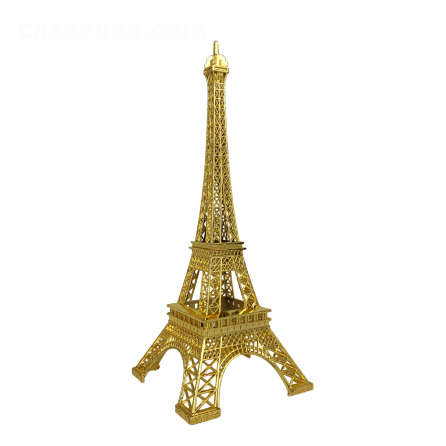 Figura decorativa torre Eiffel, 18cm, acero