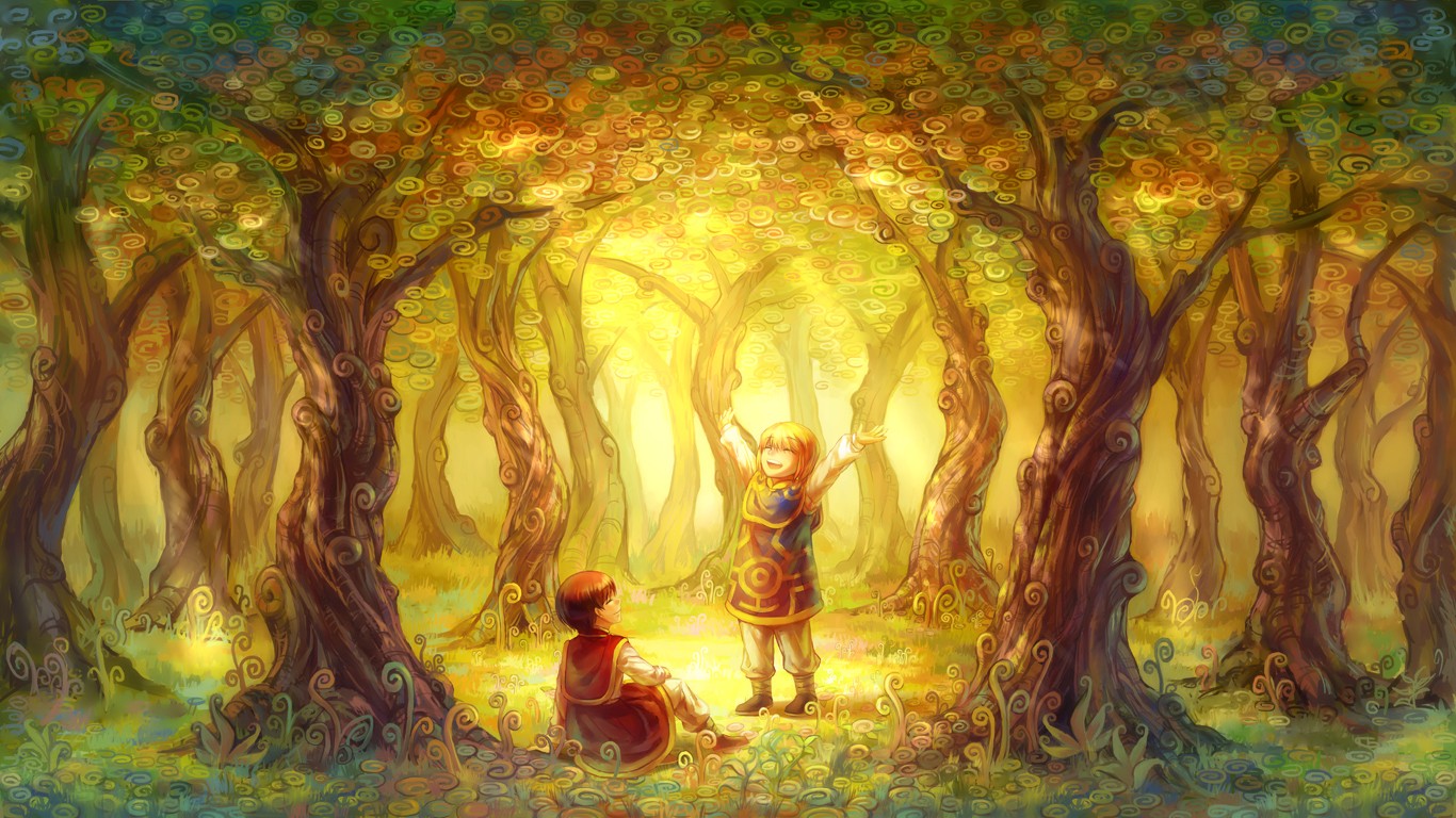 Wallpaper Hunter x Hunter 116 Hunter x Hunter, anime girls, forest